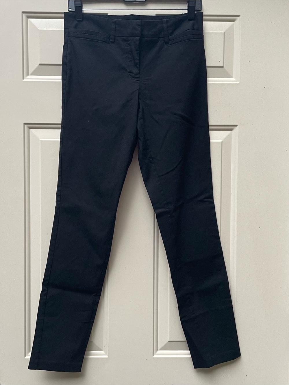 Sapphire Red Black Stretch Casual Pants Women 7/8 EUC